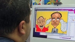 چگونه کاریکاتوریست ها سرنوشت سیاسی ونزوئلا را قلم می زنند
