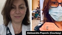 Aleksandra Popović, internistkinja iz Čikaga, dobila je Pfzerovu vakcinu u petak, 18. decembra 2020.