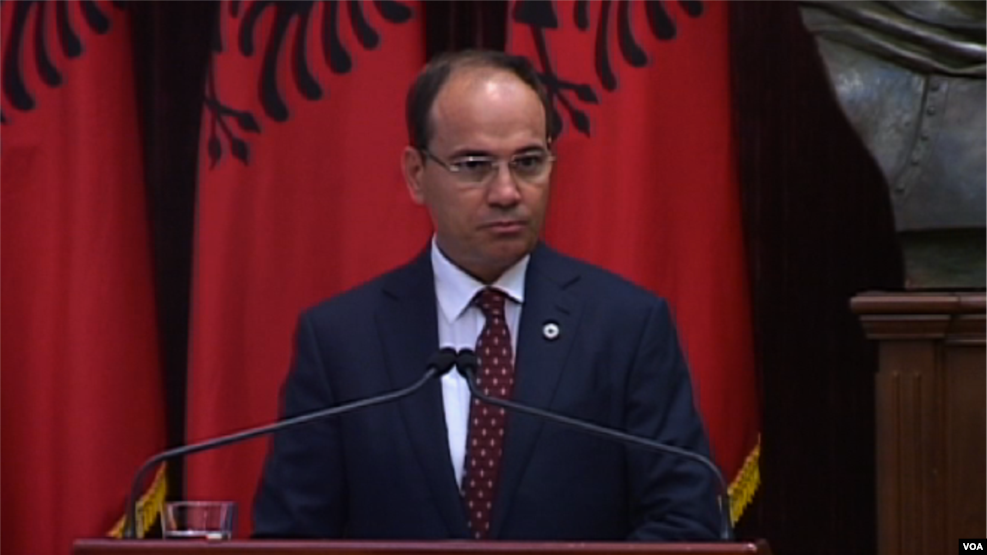 Bujar Nishani president of the Republic of Albania