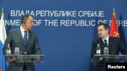Ruski ministar spoljnih poslova Sergej Lavrov i predsednik Skupštine Srbije Ivica Dačić, arhivska fotografija