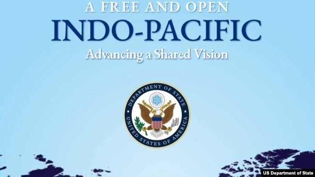 美国国务院2019年11月4日发布“自由开放印太战略共享愿景”报告封面（取自美国国务院网站）
