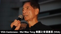 李柱銘表示，如果不參加佔領中環爭取真普選，會死不冥目，他又呼籲港人要捍衛香港的文化，包括廣東話、繁體字以及法治精神等