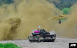 During battle, smoke can effectively hide tanks and other military vehicles.