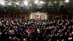 President Barack Obama gives his State of the Union address during a joint session of Congress on Capitol Hill in Washington, February 12, 2013.