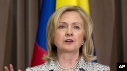 US Secretary of State Hillary Rodham Clinton (file photo)