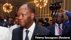 Le président ivoirien, Alassane Ouattara. 