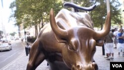 象征美国金融界的华尔街金牛
