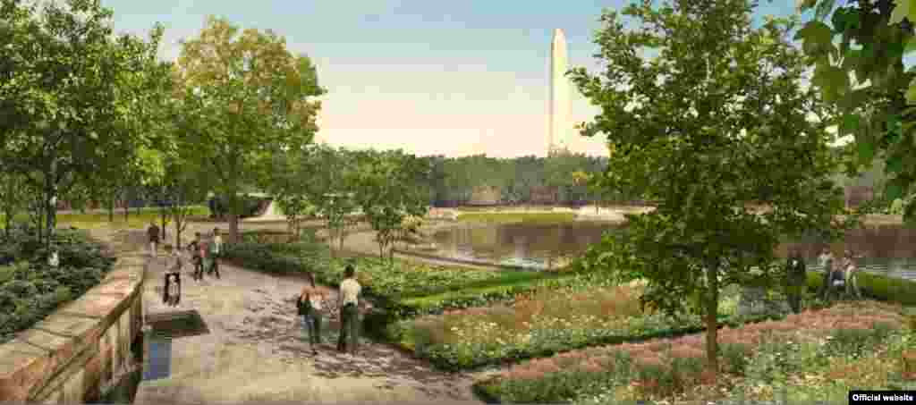 Los jardines de la Constitución de las firmas de arquitectos Nelson Byrd Woltz Landscape Architect & Paul Murdoch Architects.