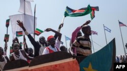 Des festivités à Juba à l'occasion du 3ème anniversaire de l'accession du pays à l'indépendance (Photo AFP)