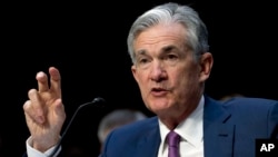 Federal Reserve Board Chair Jerome Powell testifies before the Senate Committee on Banking, Housing and Urban Affairs on "The Semiannual Monetary Policy Report to the Congress," at Capitol Hill in Washington, July 17, 2018.