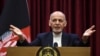 El presidente de Afganistán, Ashraf Ghani, habla con periodistas en una conferencia de prensa en el palacio presidencial en Kabul, el 1 de marzo de 2020.