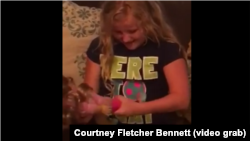 Ten-year-old Emma Bennett got a surprise gift that made her very happy. She was given an American Girl doll that had one leg. 