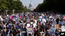 Женский марш В Вашингтоне 2 октября 2021 г.