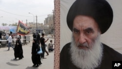 Iraklı Şiiler'in dini lideri Ayetullah Ali Sistani