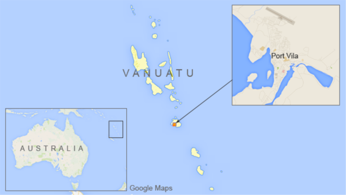Порт-Вила на карте Вануату. Остров Вануату на карте. Вануату Страна на карте.