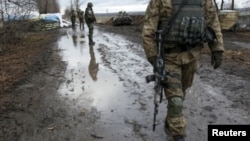 Troops in Donbas. 