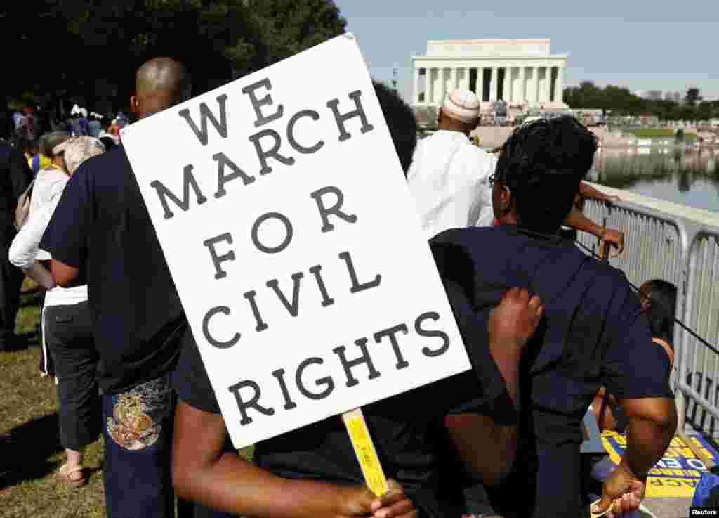 اگست 1963ء واشنگٹن میں مارٹن لوتھر کنگ&nbsp; نے بنیادی حقوق کی ایک ریلی نکالی جسے اب پچاس سال ہو گئے ہیں.
