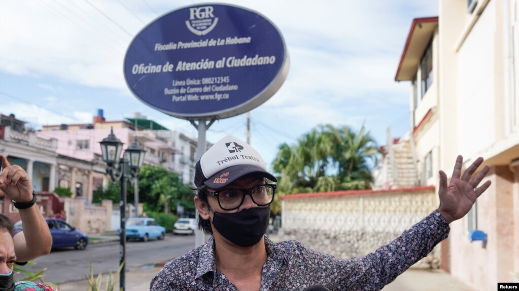 El actor, guionista y activista cubano Yunior García, de 39 años, ha impulsado el Grupo Archipiélago para buscar una salida conjunta a la crisis de la isla.