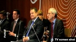 Ivica Dačić, šef srpske diplomatije na strateškom forumu na Bledu, 2. septembar 2014.