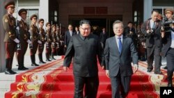 Kim Jong Un e Moon Jae-in