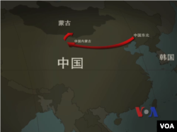 北韓人從東北前往內蒙 計劃經由戈壁沙漠進入蒙古國路線圖