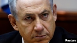 El primer ministro israelí Benjamin Netanyahu en una reunión de gabinete el domingo 2 de febrero.