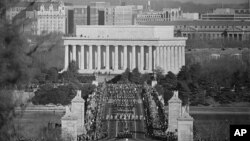 The Memorial Bridge as seen during the funeral procession for the late President John Fitzgerald Kennedy on Nov. 25, 1963. The historic bridge, which is over 80 years old, is in need of major repairs.