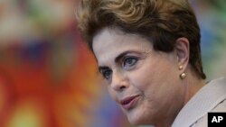 Shugabar Brazil Dilma Rousseff da majalisar dattawan kasar ke kokarin tsigeta daga mukaminta