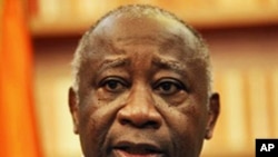 President Laurent Gbagbo speaks during an exclusive interview at his residence in Abidjan, 26 Dec 2010