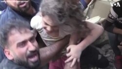 Gaza Girl Rescued from Rubble of Israeli Airstrike