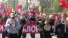 Communists celebrate May Day 2014 in Moscow.