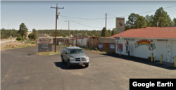 Trading post and convenience store in Vanderwegen, N.M., on the Navajo Nation.