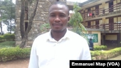 Njoya Moussa, enseignant, politologue, Yaoundé, 23 mars 2017. Emmanuel Ntap