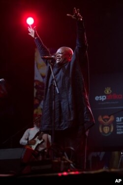 South African musician Hugh Masekela