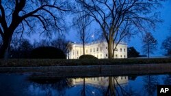 The North Portico of the White House is seen, Friday, Dec. 28, 2018, in Washington. The partial government shutdown will almost certainly be handed off to a divided government to solve in the new year.