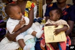 Babies awaiting immunization that could save their lives