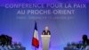 Pháp tổ chức hội nghị hòa bình Trung Đông