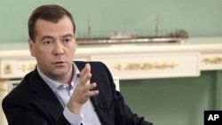 Russian President Dmitry Medvedev