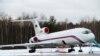 图为搭载俄罗斯军队文艺团体亚历山德罗夫歌舞团团员的图154飞机。登记号码为RA-85572。