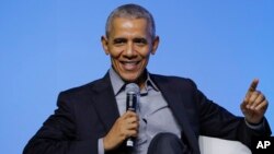Mantan Presiden AS Barack Obama merayakan HUT ke-60 hari Rabu, 4 Agustus 2021 (foto: dok). 