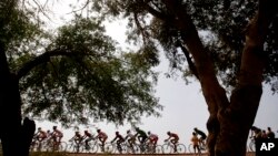 Tour du Faso en 2008. (AP Photo/Christophe Ena)