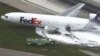 Aeronave de FedEx se incendia en Florida