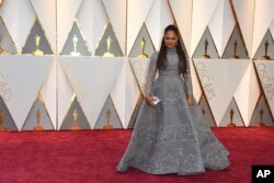 Ava DuVernay arrives at the Oscars on Feb. 26, 2017, at the Dolby Theatre in Los Angeles.