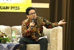 Noorhaidi Hasan, Direktur Pasca Sarjana UIN Sunan Kalijaga Yogyakarta sekaligus penyunting hasil penelitian. (Foto: Humas UIN Suka)