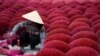 Vietnam's 'Incense Village' Blazes Pink Ahead of Lunar New Year 