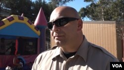 Alex Lopez, a one-time gang member, now helps at-risk youth in the Los Angeles Conservation Corps. (M. O'Sullivan/VOA)