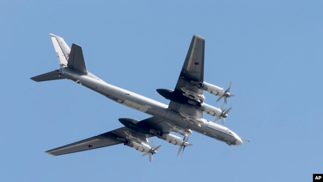 俄罗斯图95战略轰炸机 - 资料照片