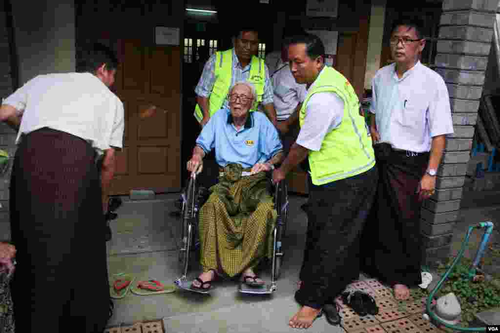 Voting began in Myanmar Saturday in by-elections