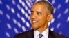 President Barack Obama smiles as he speaks at Adas Israel Congregation in Washington, May 22, 2015.