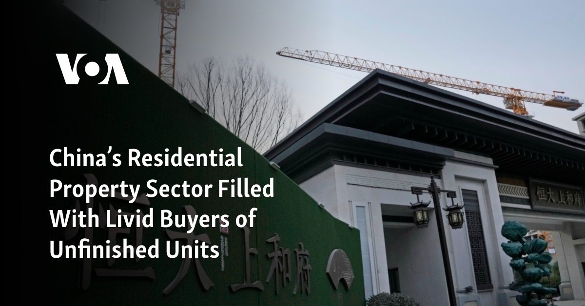 China's Residential Property Sector Filled With Livid Buyers of Unfinished Units